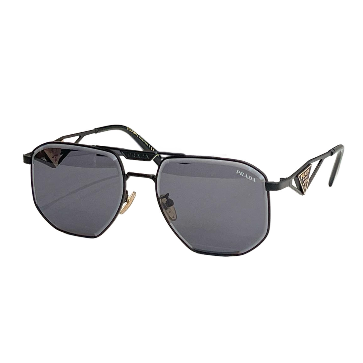 Prada Aviator glasses blue-orange/eggplant/brown/tawny/black color Size 59口18-145 - 图片 5