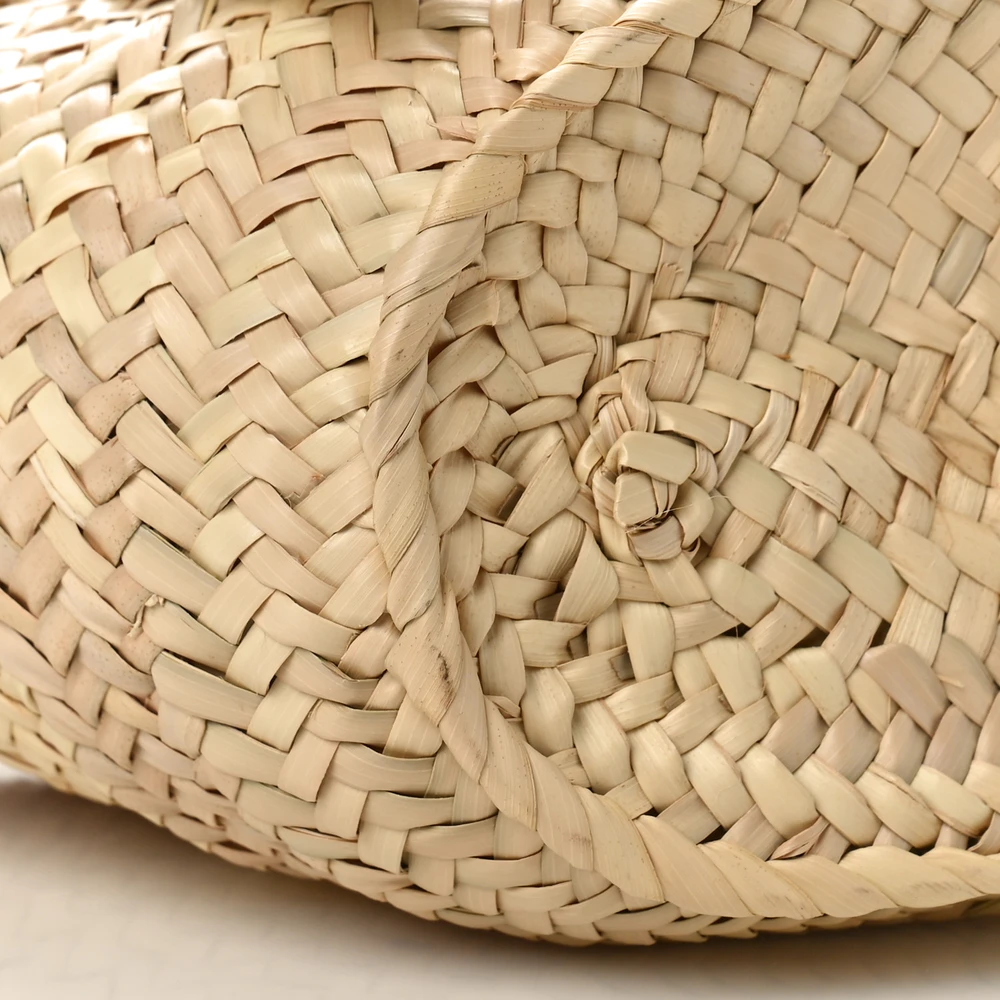 Loewe Basket Tote Bag Small Natural/White Raffia & Calfskin Leather - 图片 4