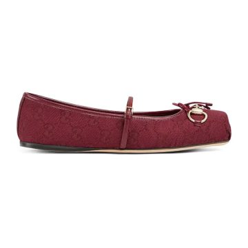 Gucci red Ballet Shoes Flat Shoes