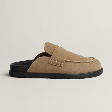 HERMES Go Mule Beige color Slippers