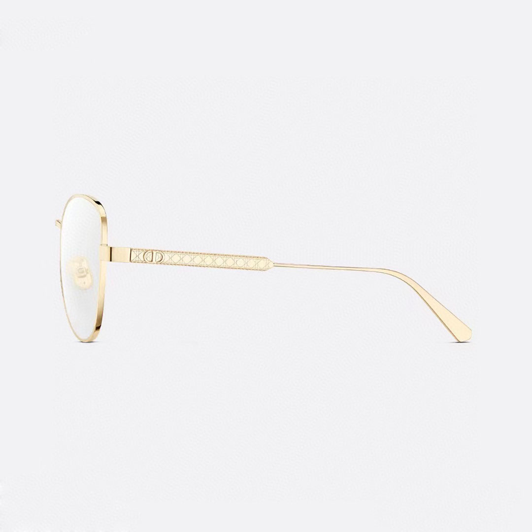 DIOR round frame glasses gold/silver color Size 54口18-145 - 图片 3