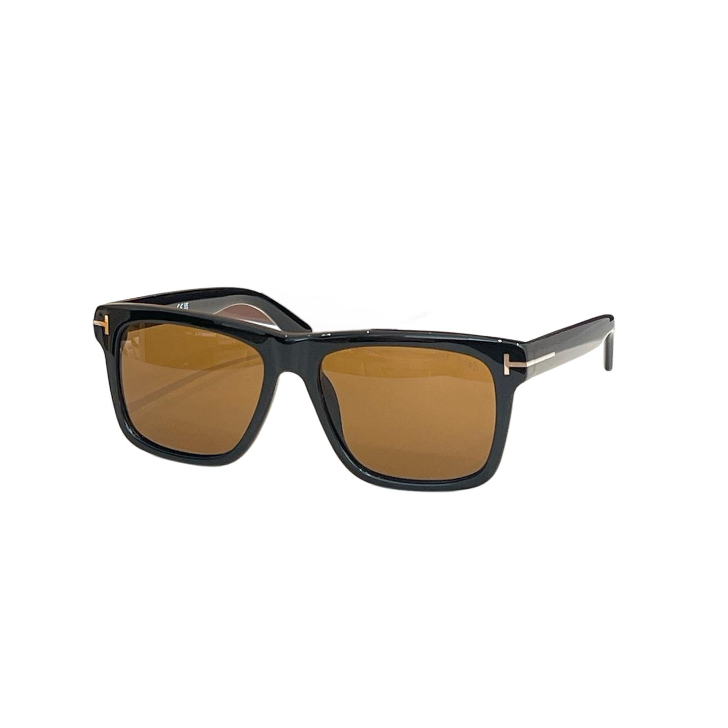 Tom Ford square frame glasses leopard blue/grey/leopard mustard/black/leopard cyan/black tawny/black brown/black orange color Size 58口17-145 - 图片 7