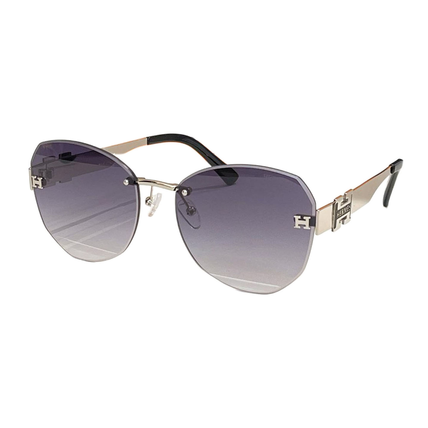 Hermès glasses purple gold/purple silver/black gold/brown/red/blue color Size 60口18-140 - 图片 3
