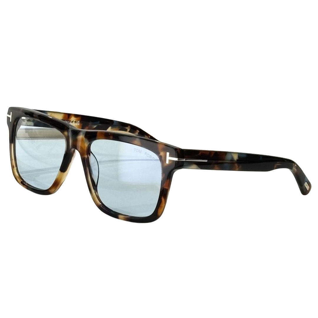 Tom Ford square frame glasses grey/black/blue black/yellow black/tawny black/sepia black/leopard green/leopard blue color Size 58-17-145 - 图片 9
