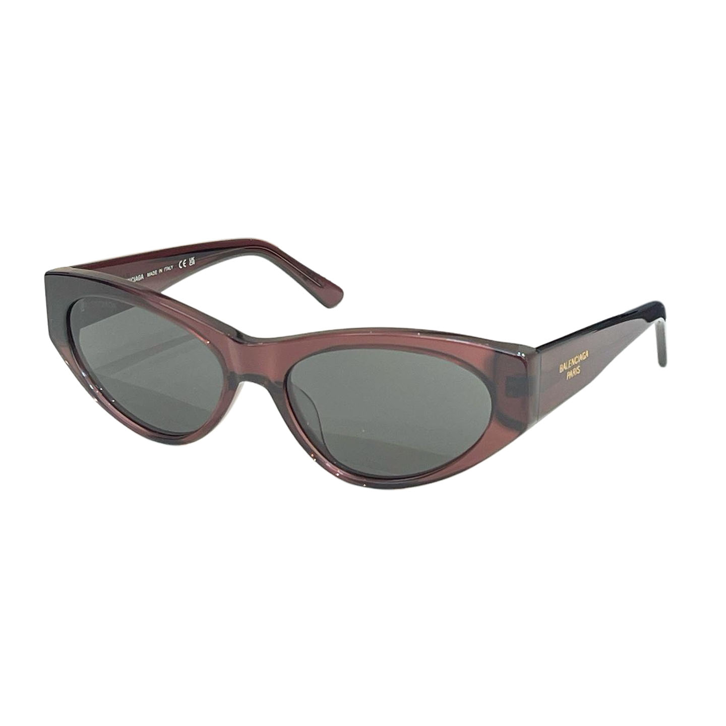 Balenciaga Cat Eye glasses black/white/green leopard/brown black/burgundy/leopard brown color Size 57口19-145 - 图片 6