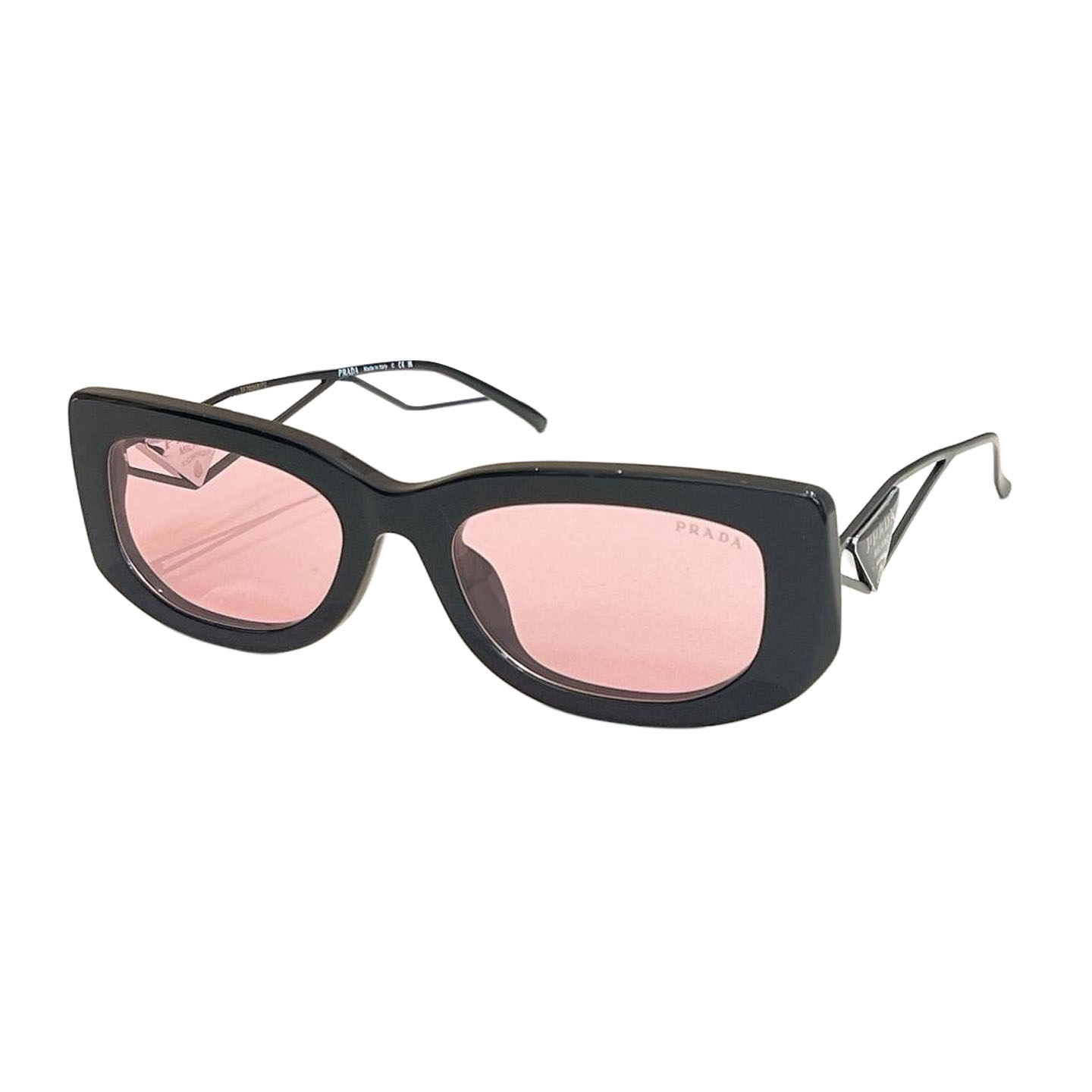 Prada Wrap glasses black/tawny/red/white/black pink/silver color Size 53口19-140 - 图片 6
