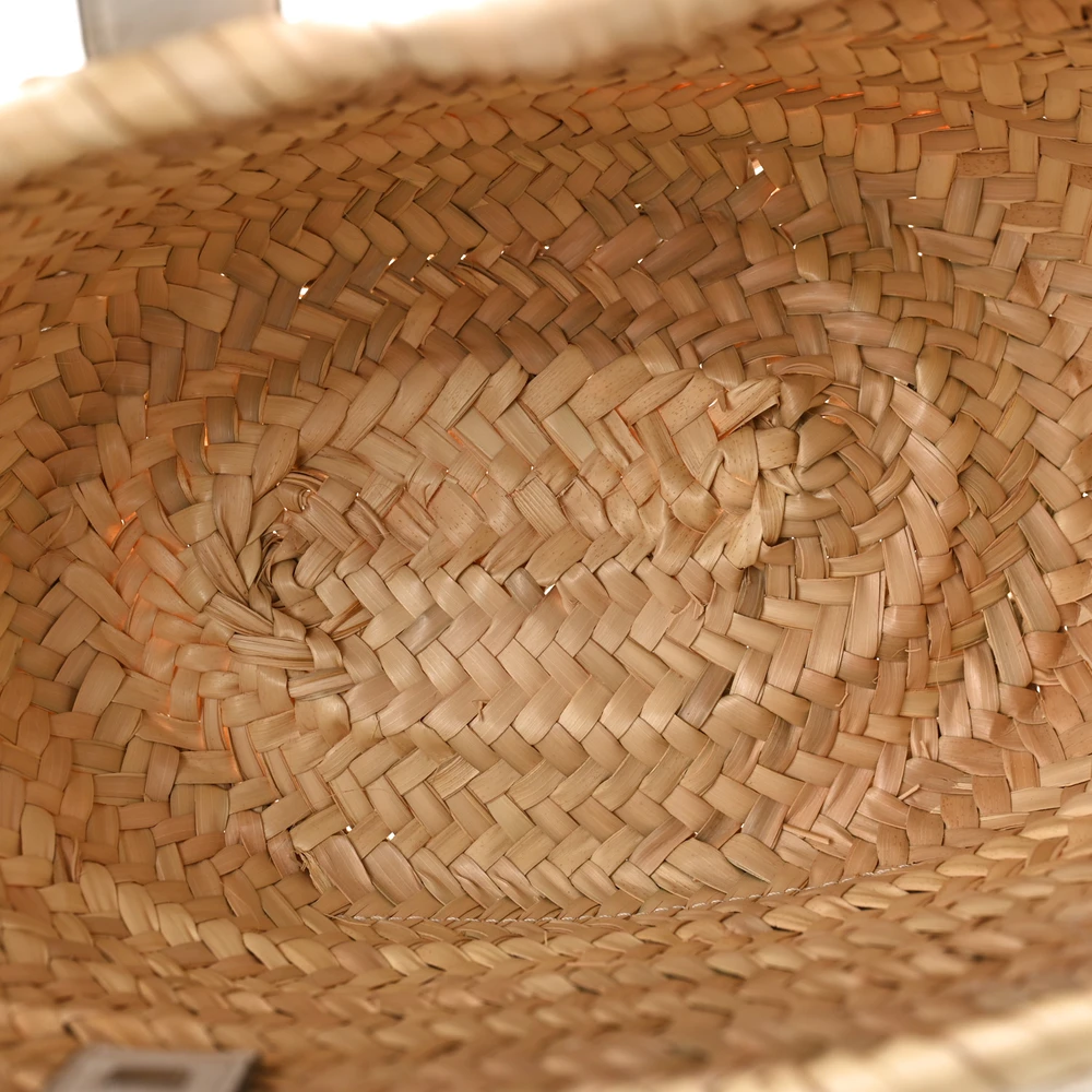 Loewe Basket Tote Bag Small Natural/White Raffia & Calfskin Leather - 图片 7