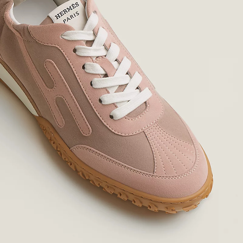 HERMES Jet Sneakers Pink Sports Shoes - 图片 5