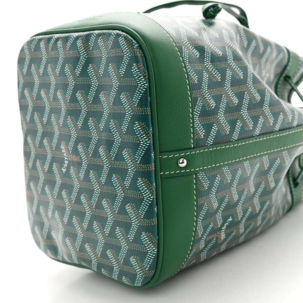 Goyard Petit Flot Bucket Bag PM Green Goyardine Canvas - 图片 5