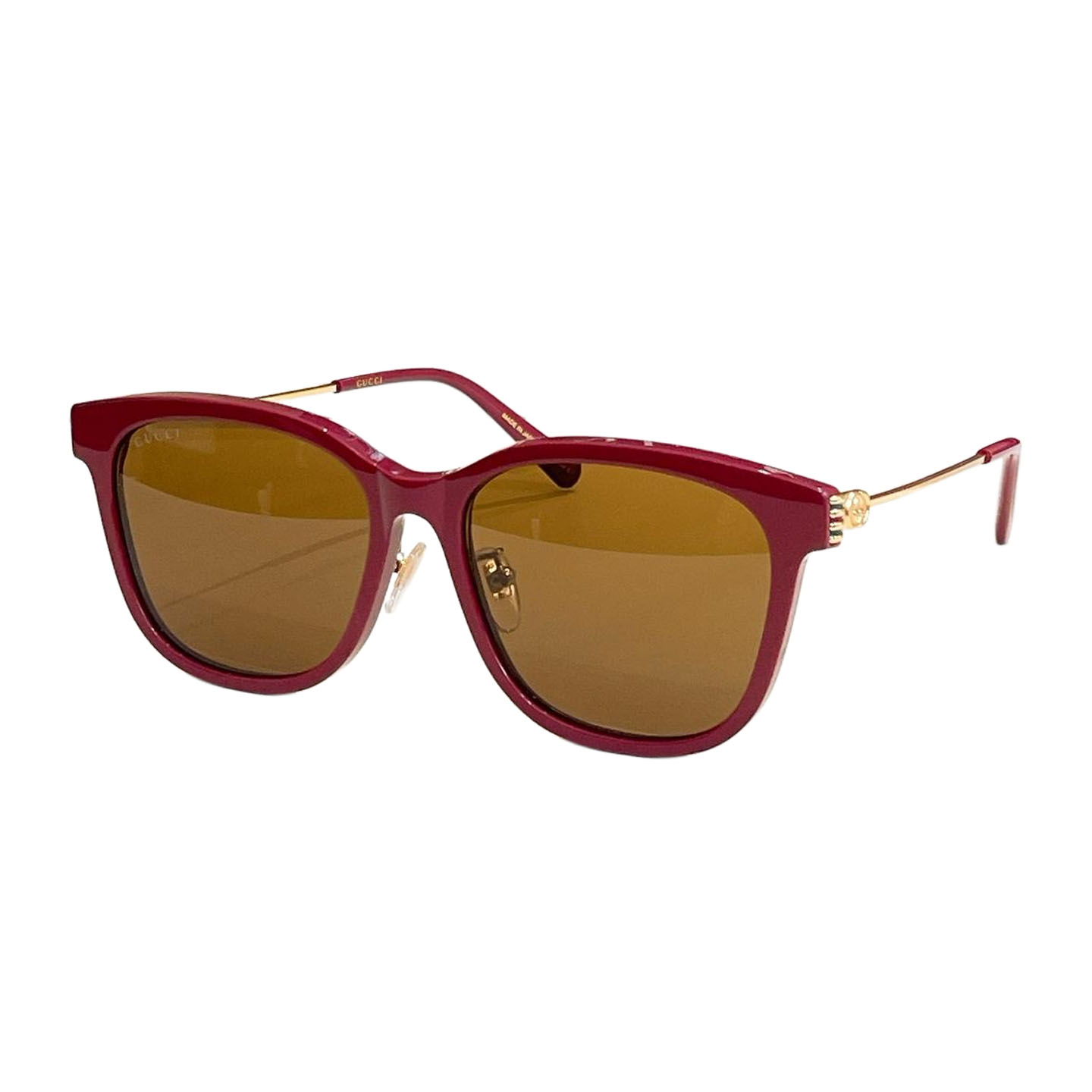 Gucci Wayfarer glasses green/eggplant/leopard brown/red brown/black/natural salmon/black gold/red gold/leopard color Size 56口16-145 - 图片 4