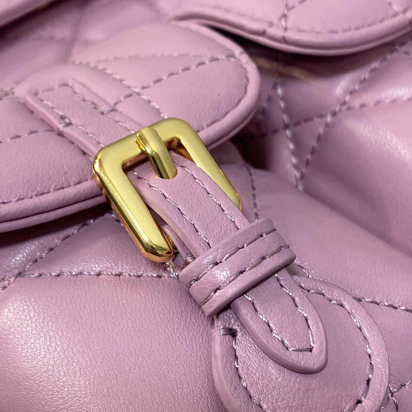 Dior Medium Dior Caro Backpack In Purple/Blue/Burgundy/Beige/White/Black Macrocannage Lambskin Gold Hardware - 图片 8