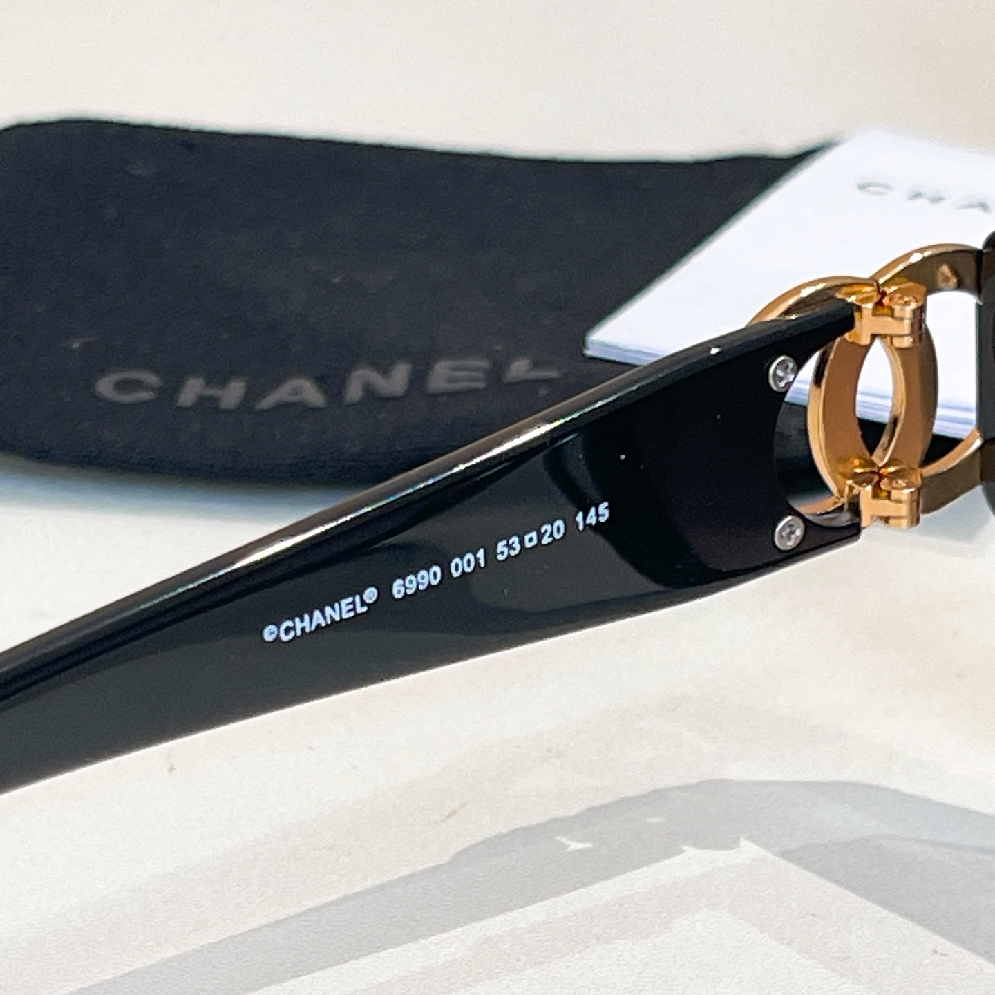CHANEL glasses Leopard-print gold/Pink gold/Brown gold/Black silver/Black gold/Black gold pink color size 56口16-140 - 图片 5