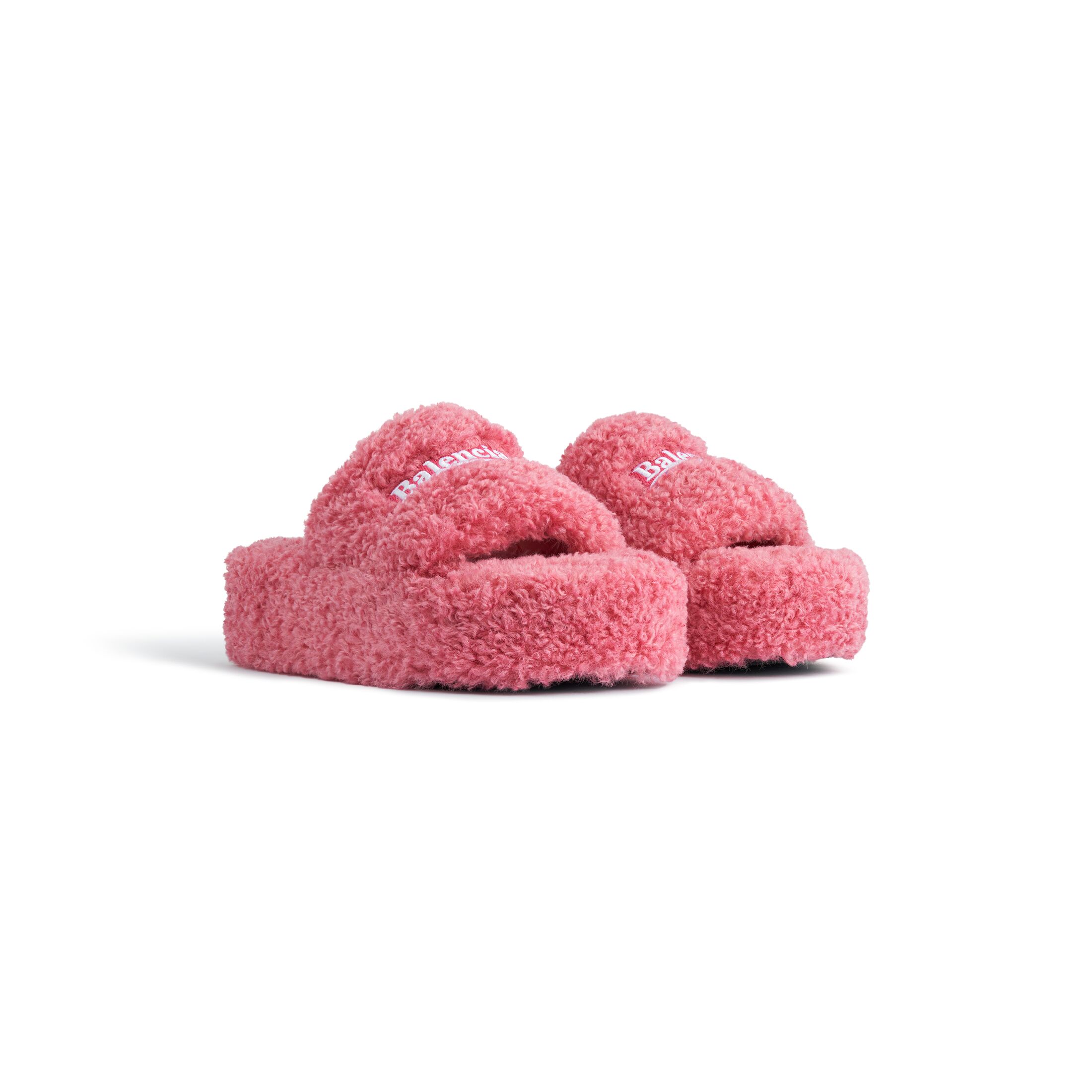 BALENCIAGA Women's pink platform slippers - 图片 2