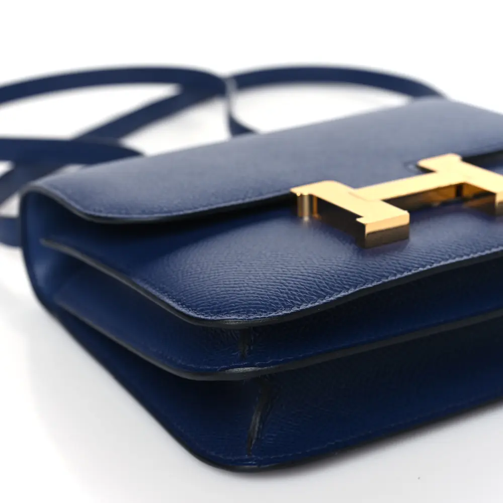 Hermès Constance 18 Bleu Saphir Epsom Leather Gold Hardware - 图片 4