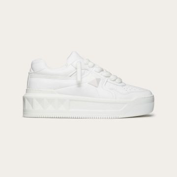 VALENTINO ONE STUD XL Women's sheepskin sneakers