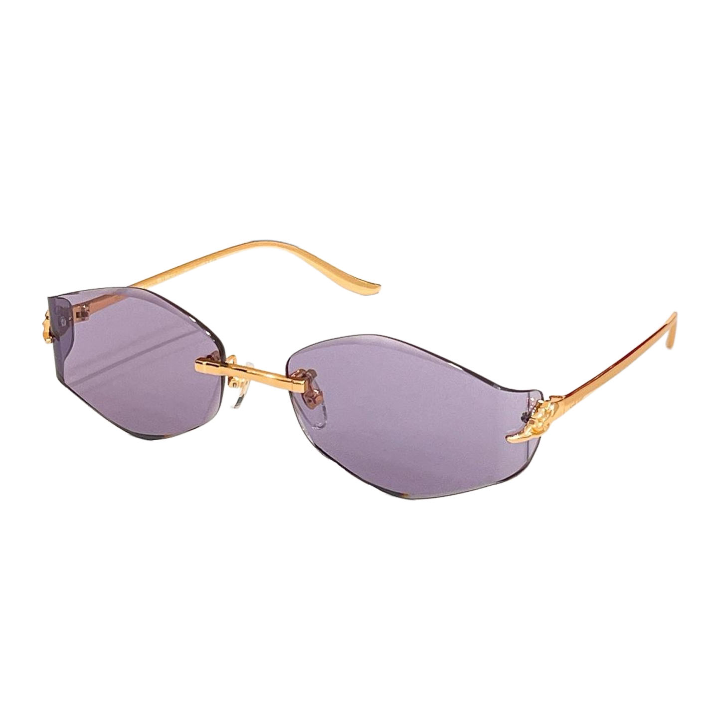 Cartier glasses black/red/blue/eggplant/tawny/purple color Size 59口18-135 - 图片 7