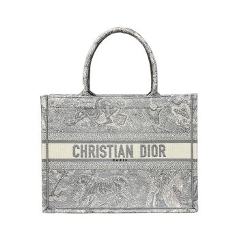 Dior Medium Dior Book Tote Gray Toile de Jouy Reverse Embroidery