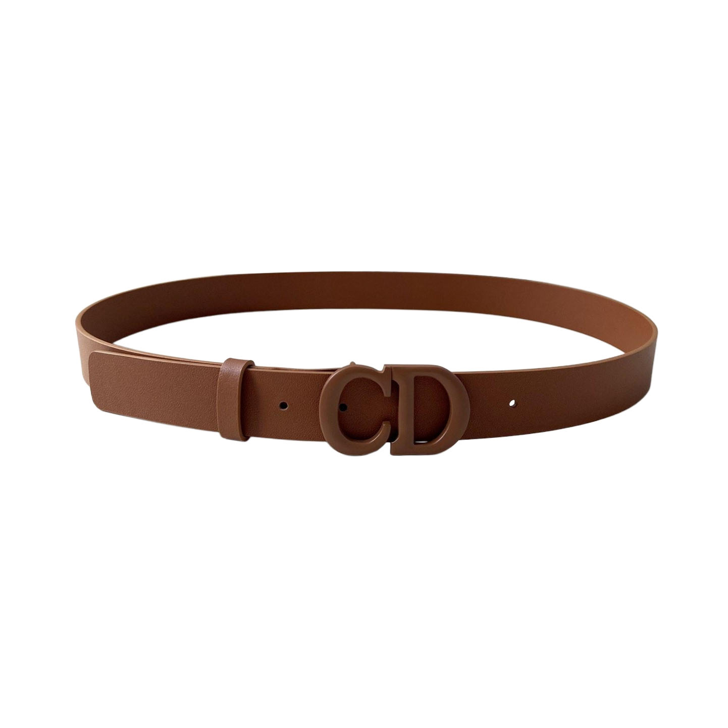 Dior Women' s Montaigne CD Buckle Saddle Belt In Blue/Red/Brown/Black/White Calfskin With Blue/Red/Brown/Black/White Hardware 30mm - 图片 4