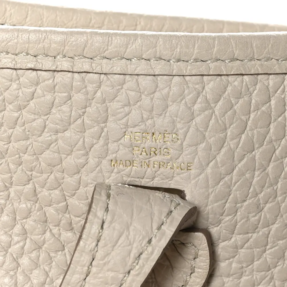Hermès Amazone Evelyne TPM Béton Taurillon Clemence Leather Palladium Hardware - 图片 2