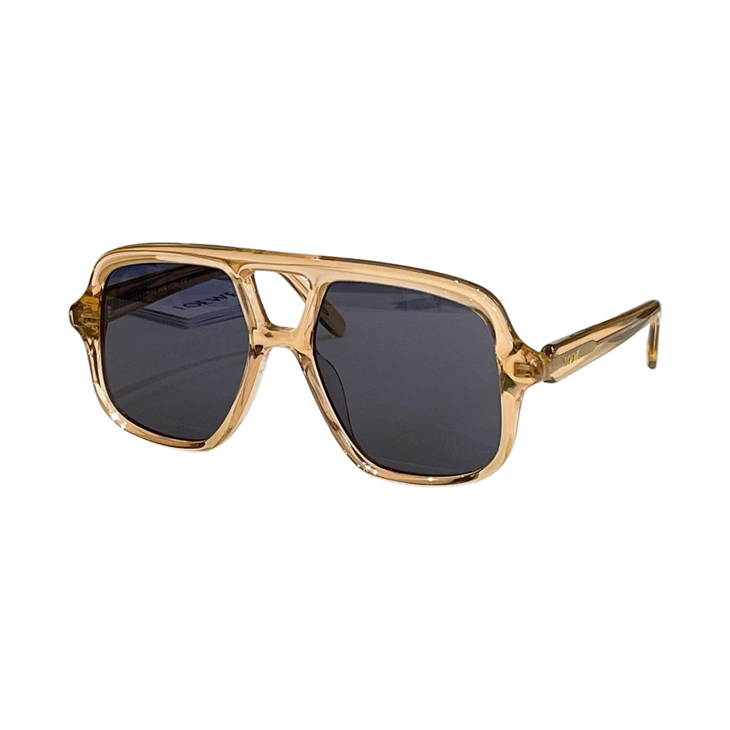 Loewe Pilot glasses leopard brown/leopard green/leopard rust/black/tawny/black sepia/black yellow color Size 47口23-145 - 图片 5