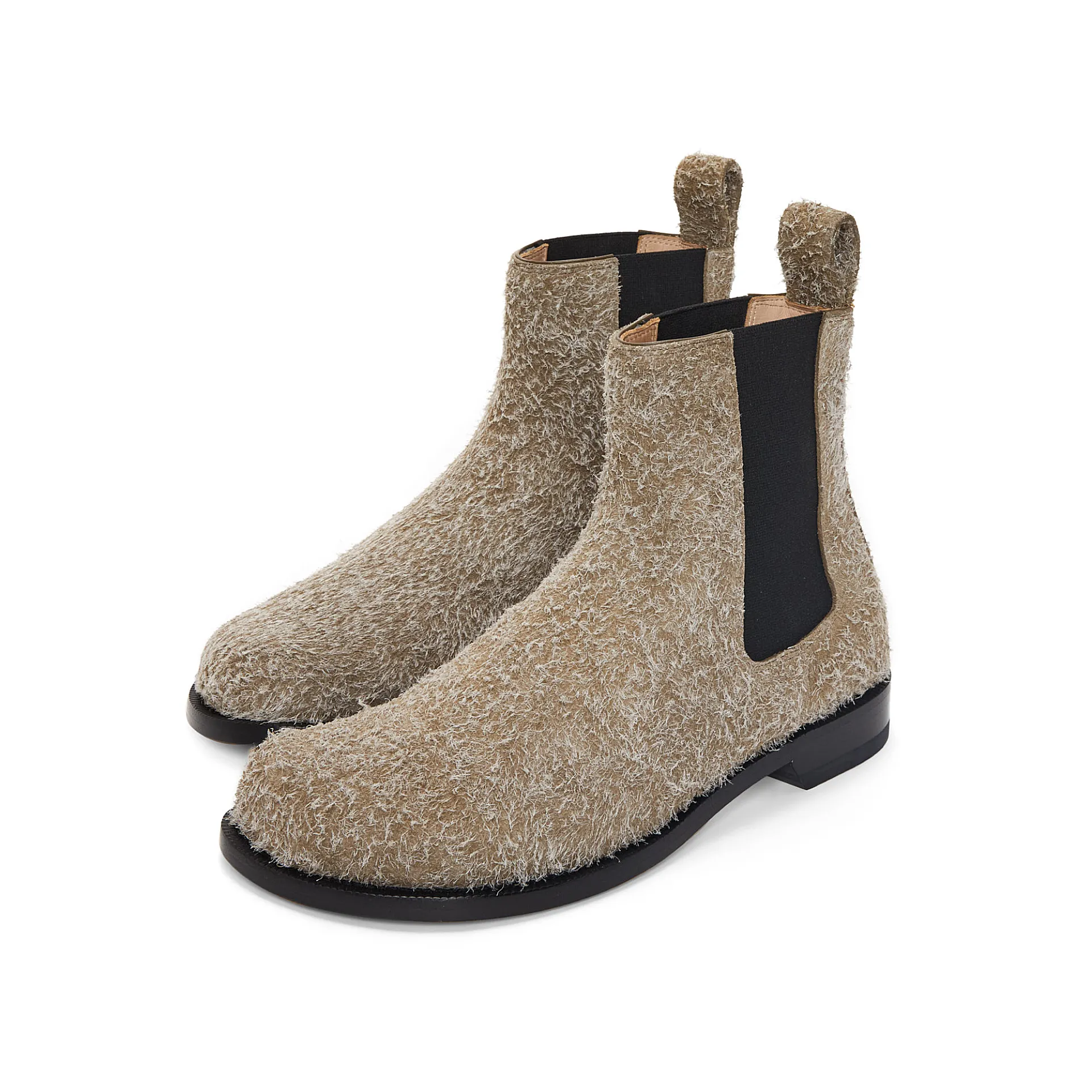 LOEWE Matte suede Campo Chelsea boots - 图片 4