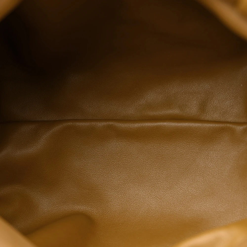 Bottega Veneta Medium Intrecciato The Pouch Chain Bag Cammello Calfskin Leather Gold Hardware - 图片 7