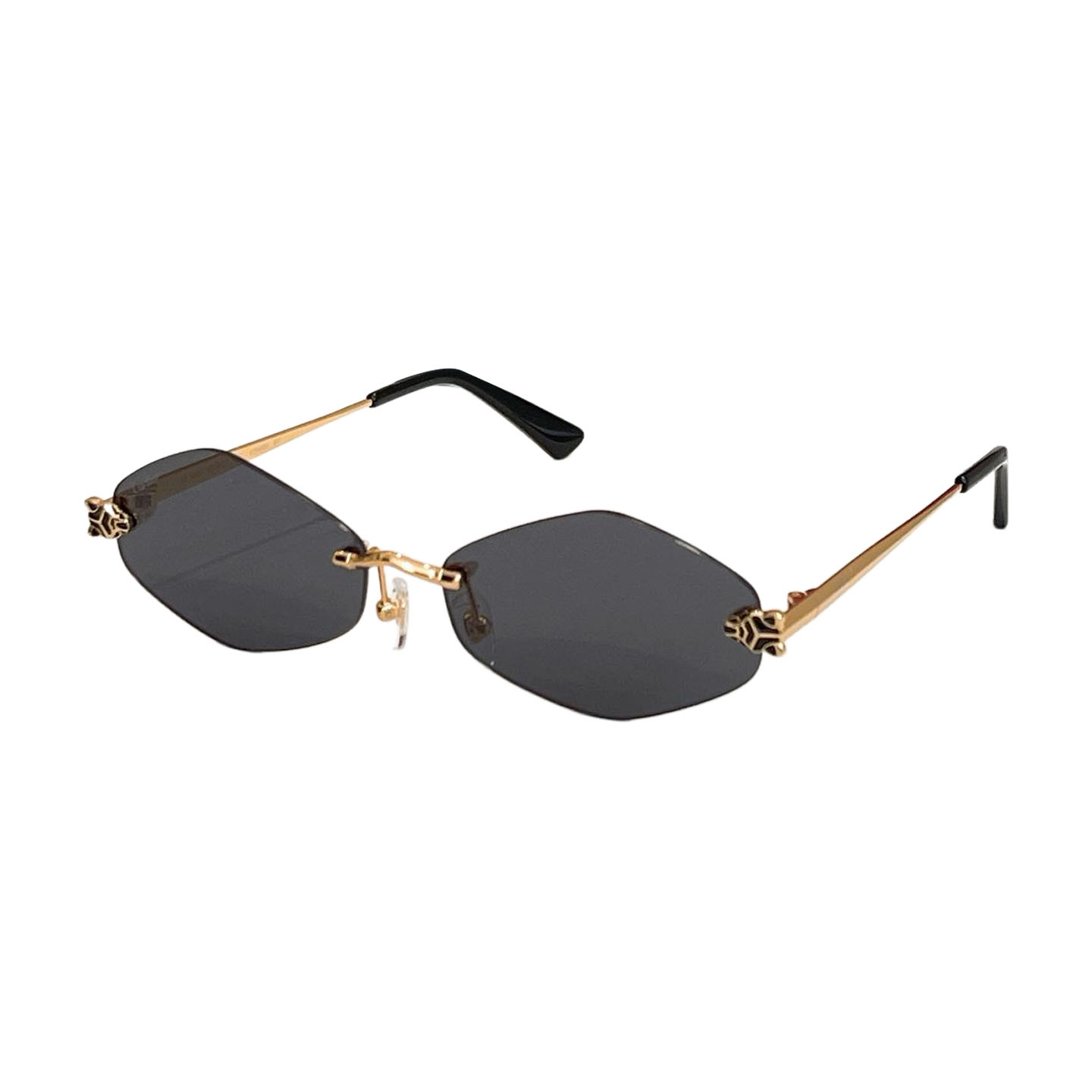 Cartier glasses blue/black gold/red/black silver/purple gold/brown/grey/purple silver/gradient blue color Size 48口21-145 - 图片 2