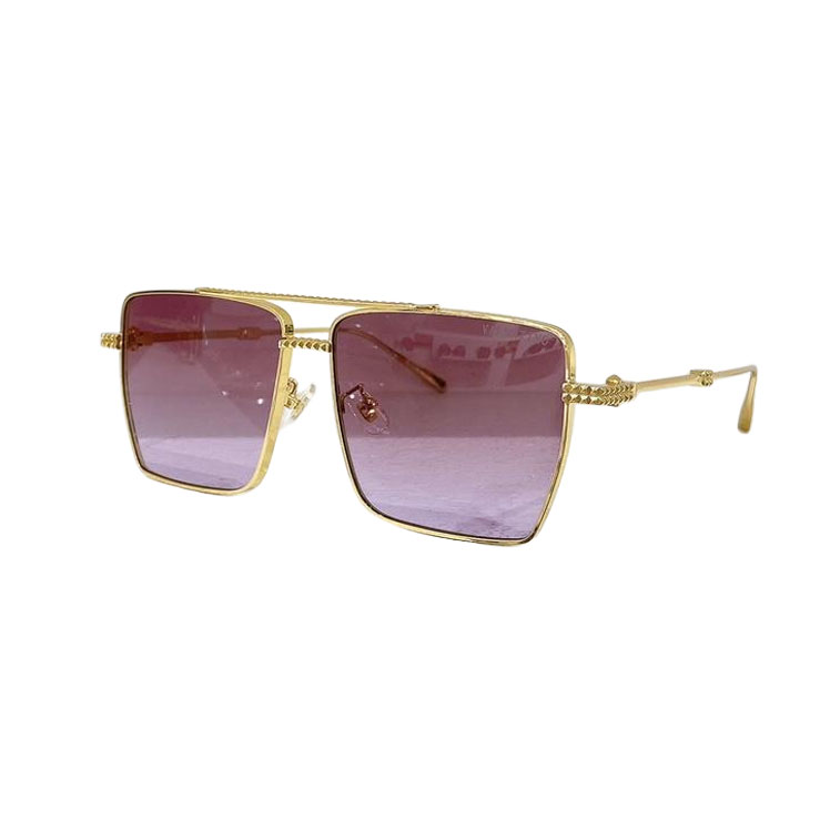 Valentino Pilot glasses gold/blue/gun black/eggplant/purple/brown/black color Size 59口14-145 - 图片 7