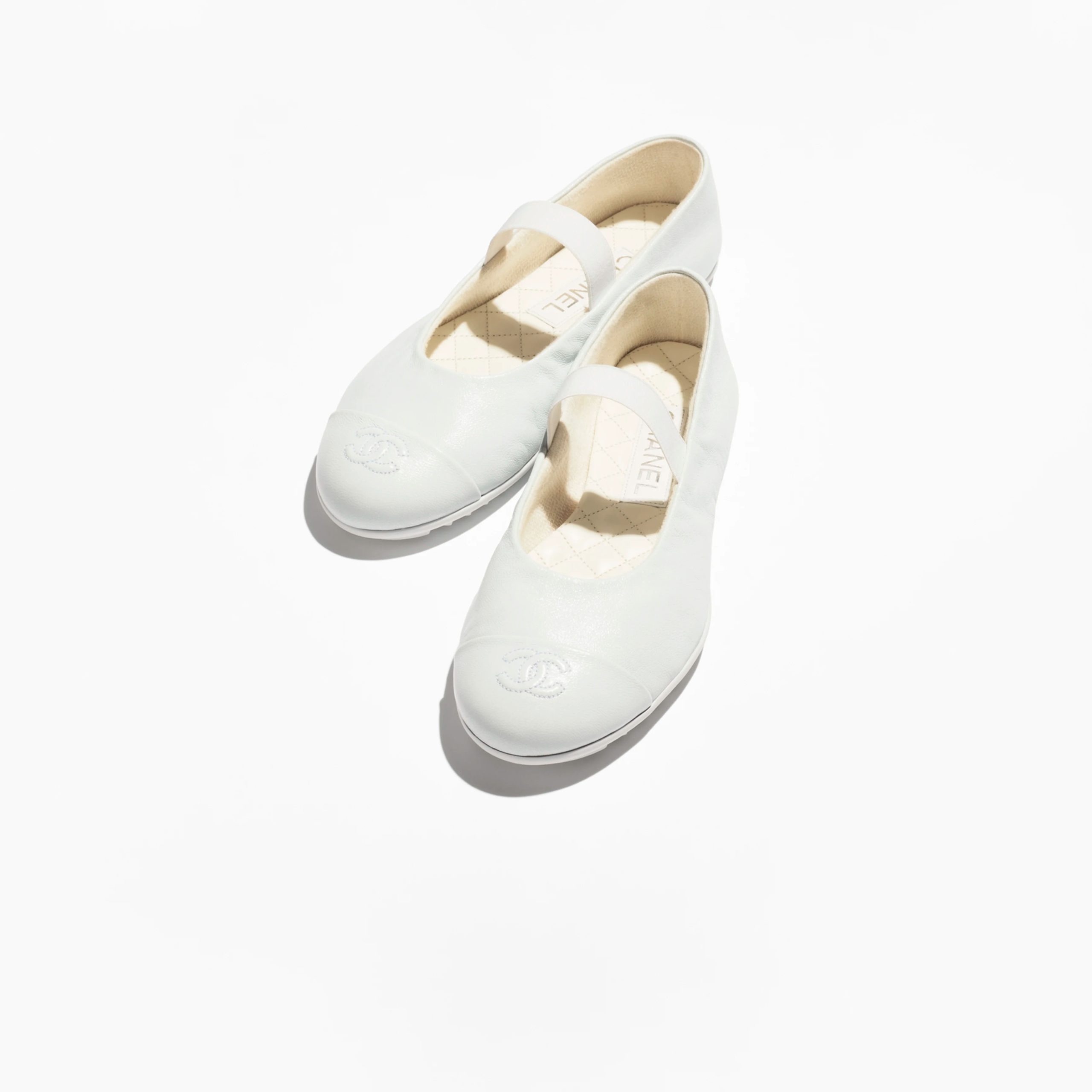 Chanel sheepskin white Mary Jane Shoes - 图片 2