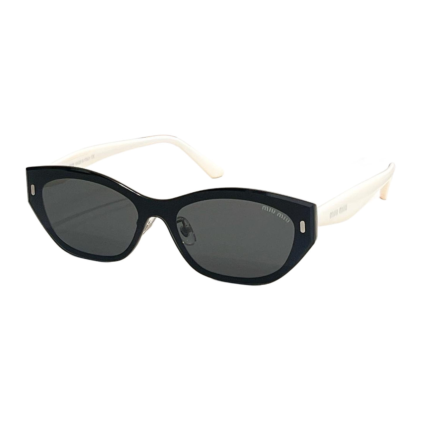 Miu Miu glasses black green/black/black white color Size 144口0-152 - 图片 5