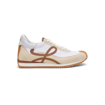 LOEWE Nylon and suede smooth sneakers