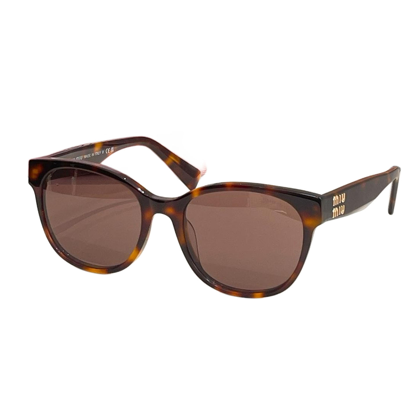 Miu Miu Boston frame glasses white/black white/black/black gold/leopard/tawny/leopard brown color Size 54口19-145 - 图片 7