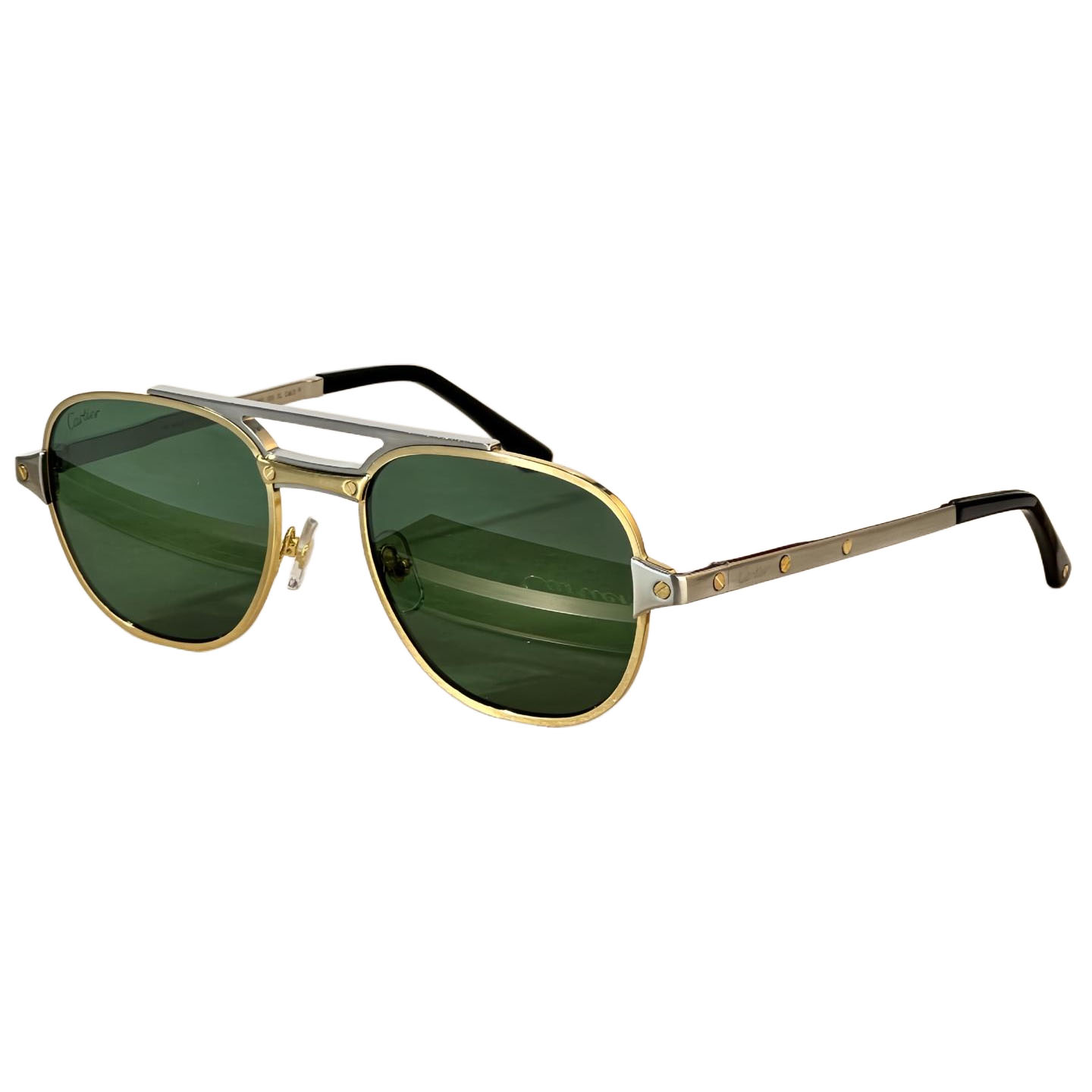 Cartier glasses black gold/green/black silver/grey silver/brown gold/grey gold/brown black color Size 58口21-145 - 图片 2