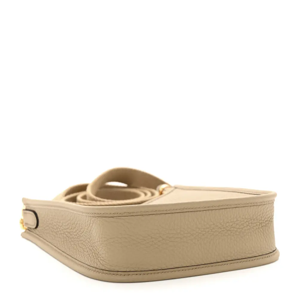 Hermès Amazone Evelyne TPM Beige Marfa Taurillon Clemence Leather Gold Hardware - 图片 6