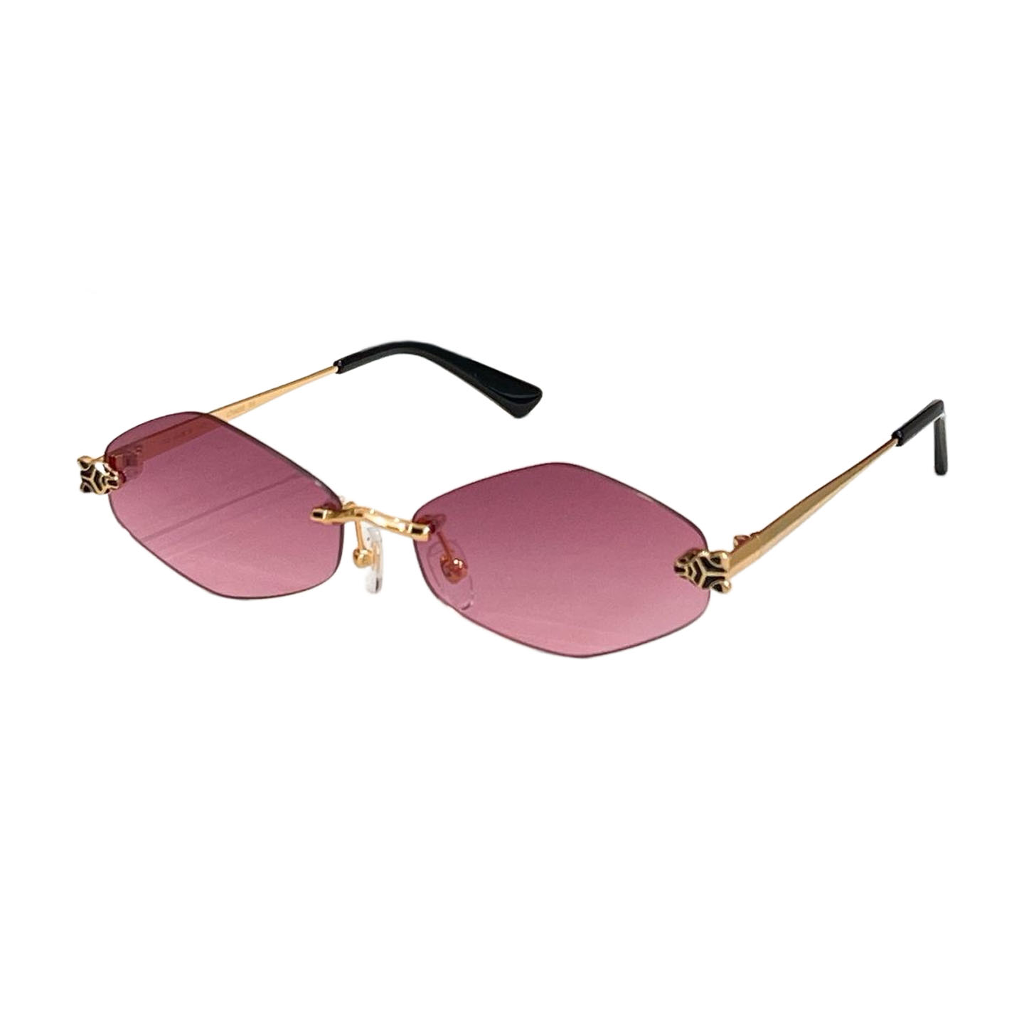 Cartier glasses blue/black gold/red/black silver/purple gold/brown/grey/purple silver/gradient blue color Size 48口21-145 - 图片 3