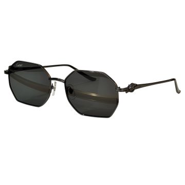 Cartier glasses black/grey/green/transparent grey/brown color Size 58-19-135