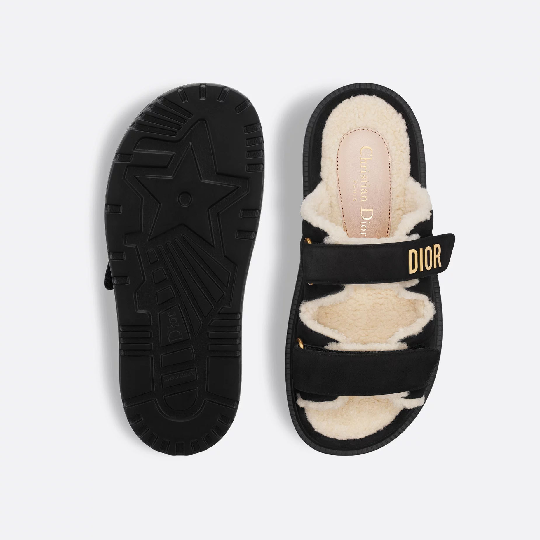 Dior black add pile Slippers - 图片 4
