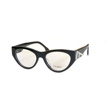 Fendi Cat Eye glasses silver/gold/black silver/black gold/leopard/brown leopard/rust/eggplant color Size 55口19-140