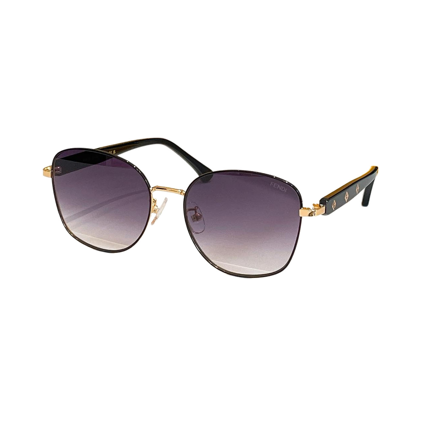 Fendi Butterfly glasses black gold/grey black/green black/eggplant/white/purple/brown color Size 55口19-145 - 图片 4