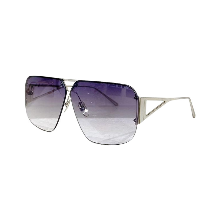Bottega Veneta Pilot shape glasses titanium/gold/silver/tawny/brown/blue/eggplant/mirrored yellow color Size 57口05-145 - 图片 10