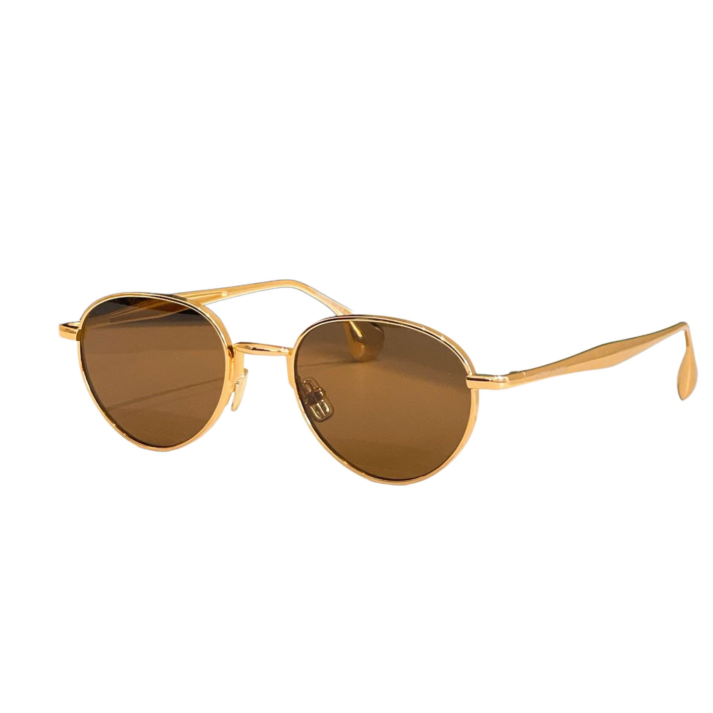 Bottega Veneta glasses silver/gold/apricot/rust/brown/tawny/black gold/eggplant color Size 53口21-140 - 图片 5