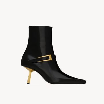 Yves Saint Laurent Mirror leather ankle boots