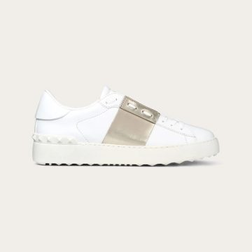 VALENTINO Women's metallic lace sneakers