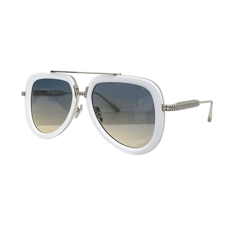 Valentino Pilot glasses leopard/white/black/black gold/purple silver/purple black color Size 53口18-143 - 图片 4