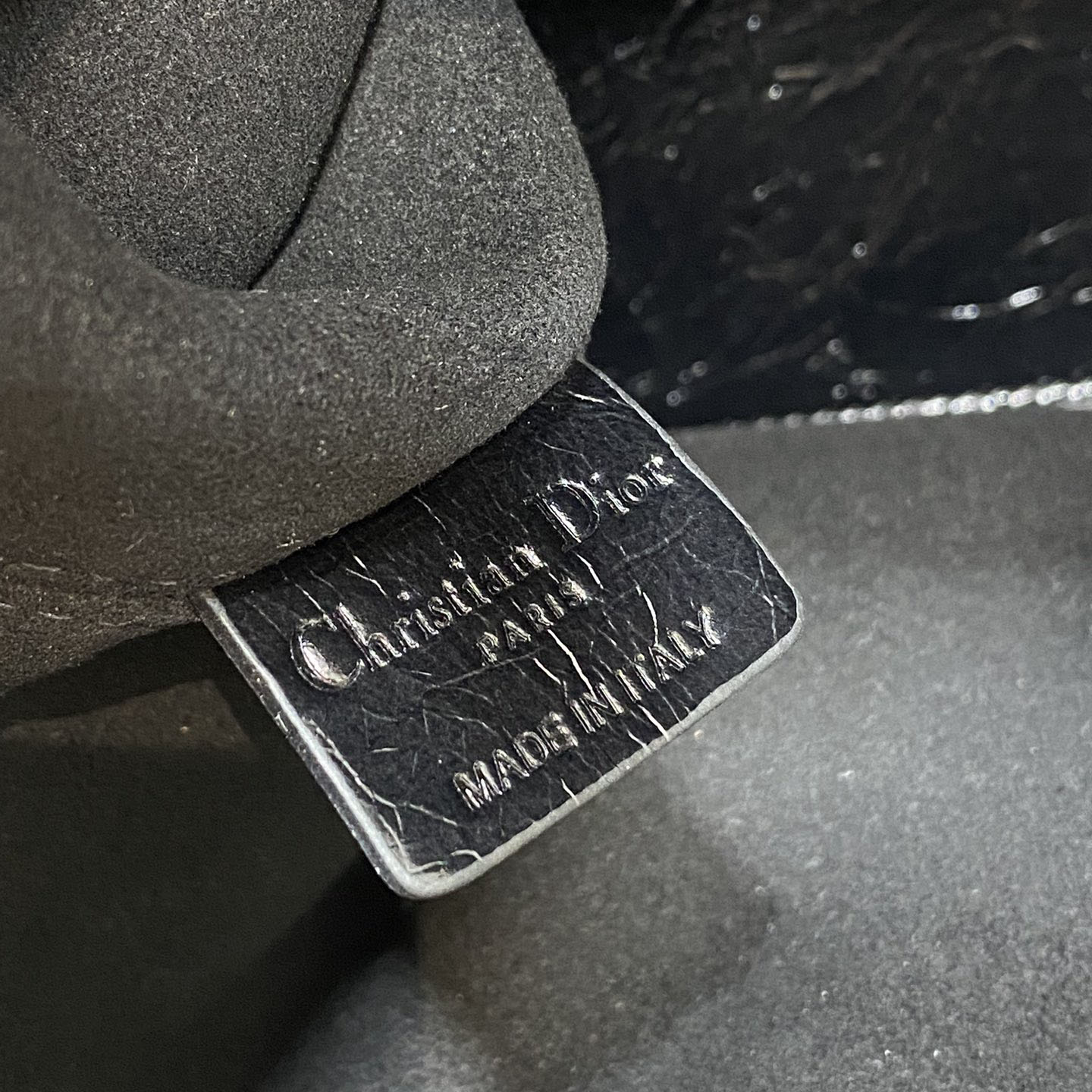 Dior Medium Dior Toujours Bag In Black Macrocannage Crinkled Calfskin With Black Hardware - 图片 8
