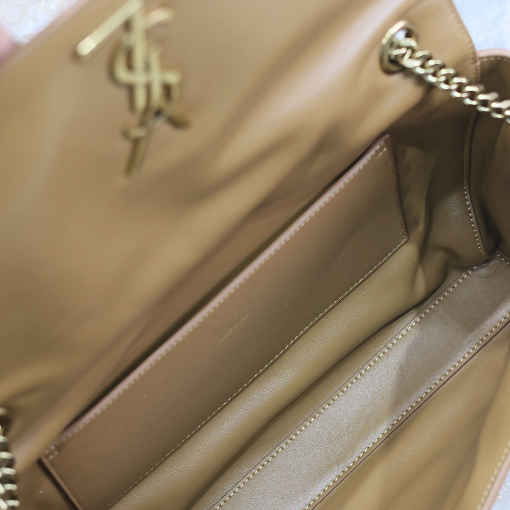 Saint Laurent Khaki Kate Reversible Chain Bag (Suede & Smooth Leather / Suede & Crocodile Pattern) Crossbody Bags - 图片 10