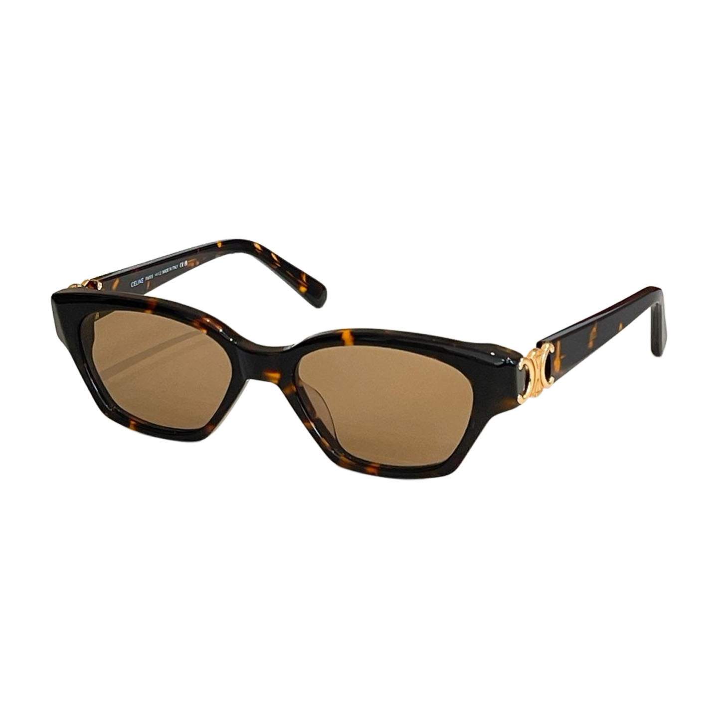 Celine Wrap glasses black silver/tawny/leopard/black gold/grey gold/brown gold color Size 55口18-145 - 图片 4