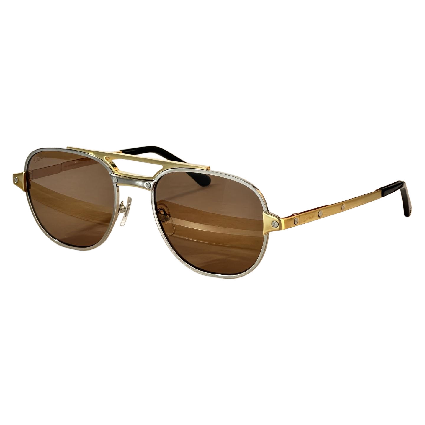 Cartier glasses black gold/green/black silver/grey silver/brown gold/grey gold/brown black color Size 58口21-145 - 图片 5