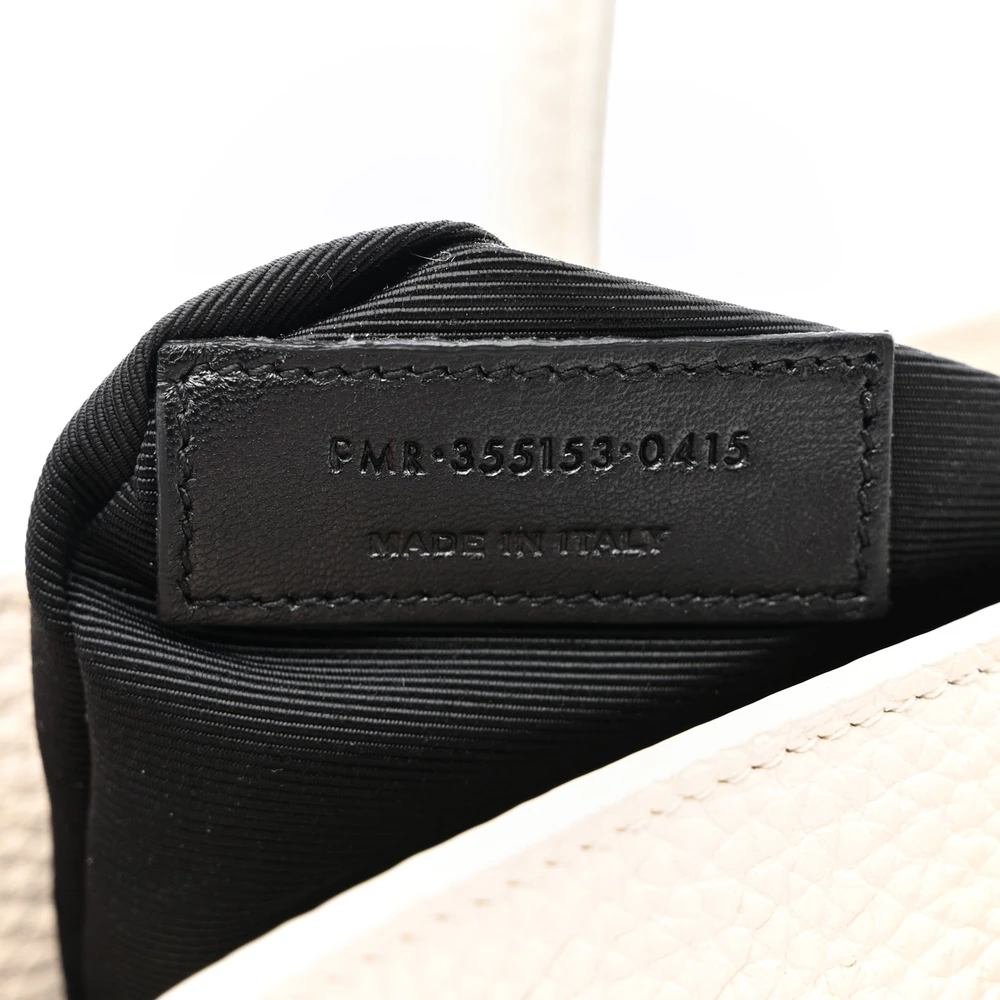 Saint Laurent Small Sac De Jour Dove White Grained Calfskin Leather - 图片 9