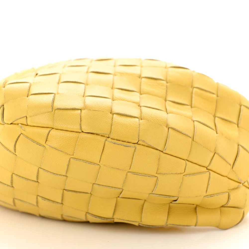 Bottega Veneta Mini Intrecciato Jodie Buttercup Nappa Leather - 图片 4